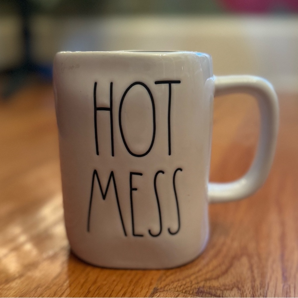 Rae Dunn Cream Mug - Hot Mess Design